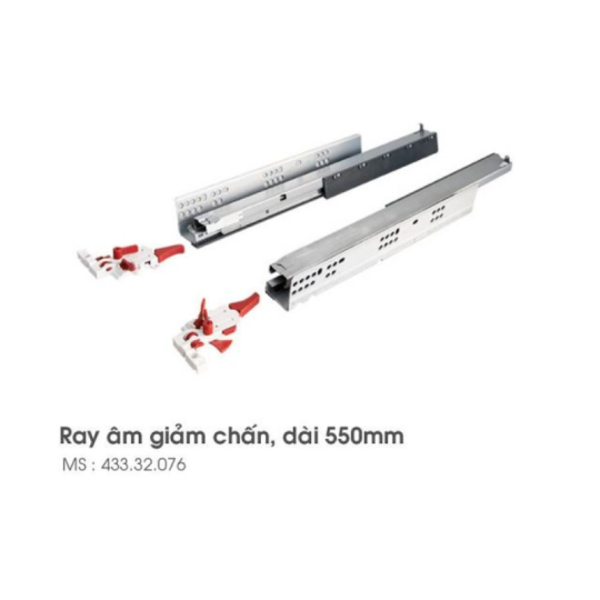 Ray Âm Giảm Chấn Hafele 433.32.076 EPC Evo 550mm