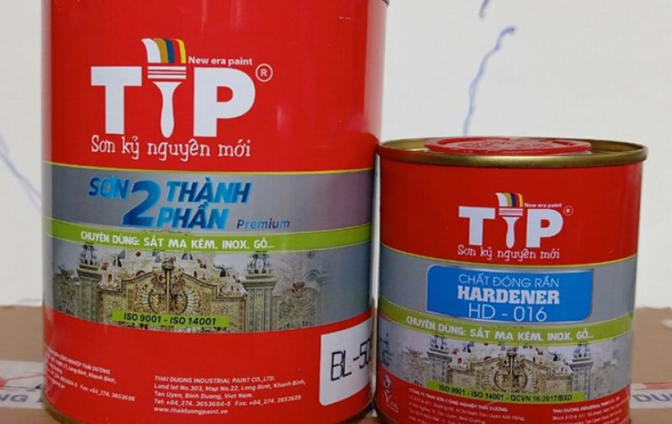 Sơn sắt mạ kẽm 1 thành phần, 2 thành phần
