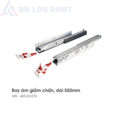 Ray Âm Giảm Chấn Hafele 433.32.076 EPC Evo 550mm