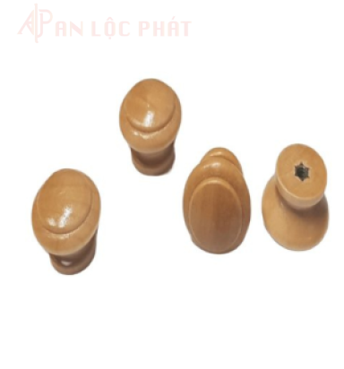 Tay Nắm Tủ Núm Gỗ